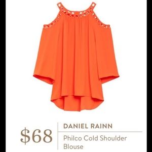 XS Daniel Rainn Philco Cold Shoulder Blouse